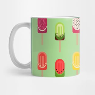 Fruit popsicles - Lime Green Mug